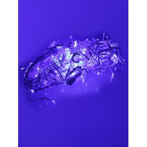 Гирлянда бахрома 197 свд 12 метров, белая, синее свечение с мерцанием белых холодных свд