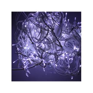 Гирлянда бахрома 300 свд 20*0,6 метра, белая, мерцающая