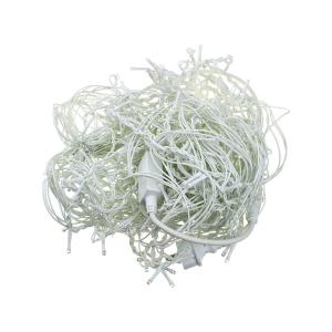 Гирлянда бахрома 300 свд 20*0,6 метра, белая, мерцающая