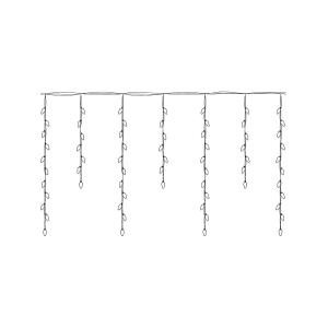 Гирлянда бахрома 300 свд 20*0,6 метра, белая, мерцающая