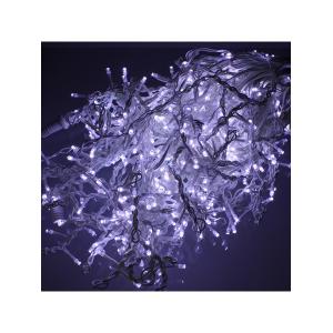 Гирлянда бахрома 400 свд 25*0,6 метра, белая, мерцающая