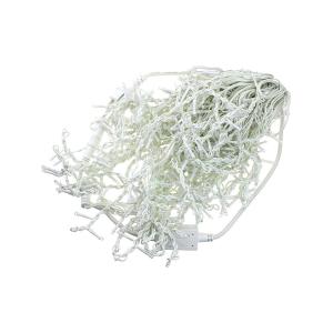 Гирлянда бахрома 400 свд 25*0,6 метра, белая, мерцающая