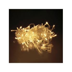 Гирлянда бахрома 96 свд 4*0,6 метра, цвет теплый белый смена режимов