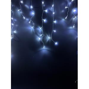 Гирлянда Navigator белая холодная, 100 свд, бахрома 3.5м, 220В