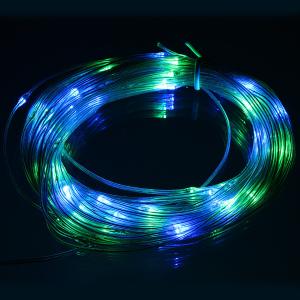 Гирлянда "Роса" 100 СВД 10 метров, цвет RGB, пульт