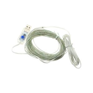 Гирлянда "Роса" 100 СВД 10 метров, цвет RGB, пульт