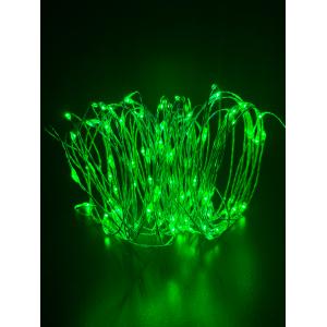Гирлянда "Роса" 100 СВД 10 метров, цвет зеленый