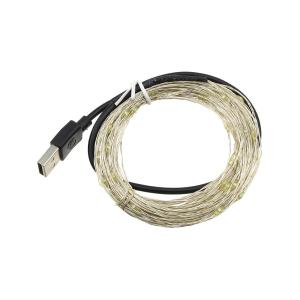 Гирлянда "Роса" 100 СВД 10метров, цвет желтый