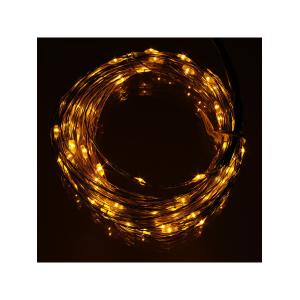 Гирлянда "Роса" 100 СВД 10метров, цвет желтый
