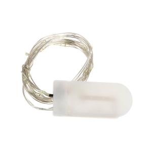 Гирлянда "Роса" 20 СВД 2 метра, красный цвет (батарейки 2032*2 в комплект не входят)