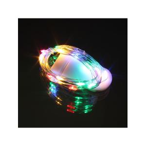 Гирлянда "Роса" 20 СВД 2 метра, RGB цвет, (батарейки 2032*2 в комплект не входят)