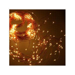 Гирлянда "Роса" 400 СВД, 20 нитей по 2 метра, цвет белый теплый