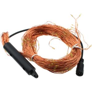 Гирлянда "Роса" 400 СВД, 20 нитей по 2 метра, цвет белый теплый