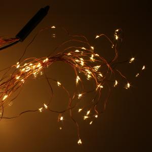 Гирлянда "Роса" 400 СВД, 20 нитей по 2 метра, цвет белый теплый