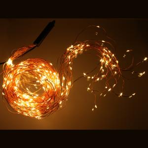 Гирлянда "Роса" 400 СВД, 20 нитей по 2 метра, цвет белый теплый