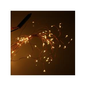 Гирлянда "Роса" 400 СВД, 20 нитей по 2 метра, цвет белый теплый