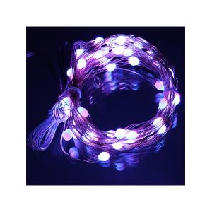 Гирлянда "Роса" 50 СВД , 5 метров, цвет RGB, пульт, Bluetooth