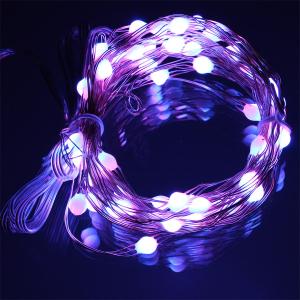 Гирлянда "Роса" 50 СВД , 5 метров, цвет RGB, пульт, Bluetooth