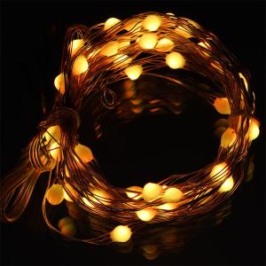 Гирлянда "Роса" 50 СВД , 5 метров, цвет RGB, пульт, Bluetooth