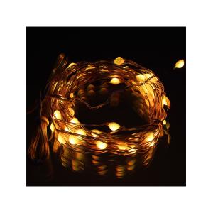 Гирлянда "Роса" 50 СВД , 5 метров, цвет RGB, пульт, Bluetooth, прищепки