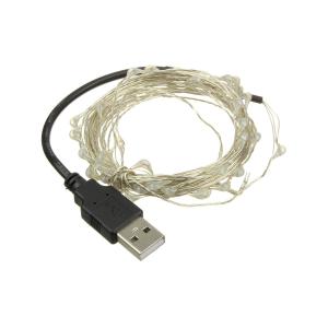 Гирлянда "Роса" 50 СВД 5 метров, цвет синий