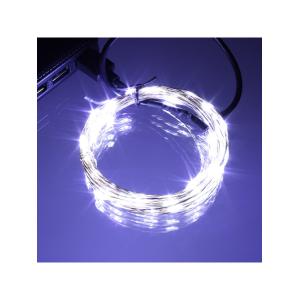 Гирлянда "Роса" 50 СВД 5 метров, холодный белый цвет