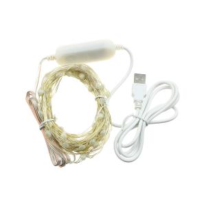 Гирлянда "Роса" 66 СВД , 10 метров, цвет RGB, пульт, Bluetooth