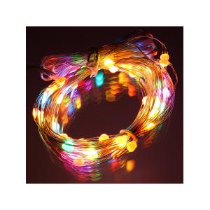 Гирлянда "Роса" 66 СВД , 10 метров, цвет RGB, пульт, Bluetooth