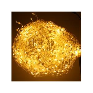 Гирлянда "Роса" штора 160 СВД, жемчуг 10 нитей, 3х2, цвет белый теплый