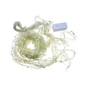 Гирлянда "Роса" штора 160 СВД, жемчуг 10 нитей, 3х2, цветная