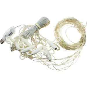 Гирлянда "Роса" штора 200 СВД, пульт, цвет RGB