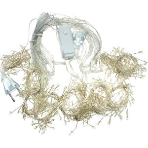 Гирлянда "Роса" штора 600 СВД, 3х2м, цвет теплый белый