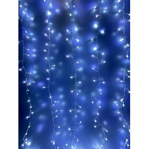 Гирлянда "Роса" штора 600 СВД, 3х2м, цвет холодный белый