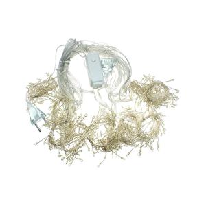 Гирлянда "Роса" штора 600 СВД, 3х2м, цвет холодный белый