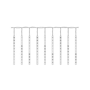 Гирлянда сосульки тающие 8шт по 12 свд, белая 30х200 см