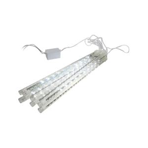 Гирлянда сосульки тающие 8шт по 12 свд, белая 30х200 см