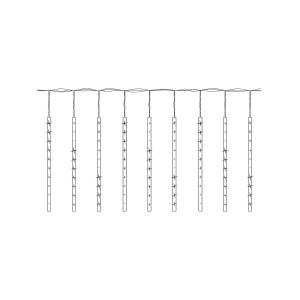 Гирлянда сосульки тающие 8шт по 18 свд, синяя 45х200 см