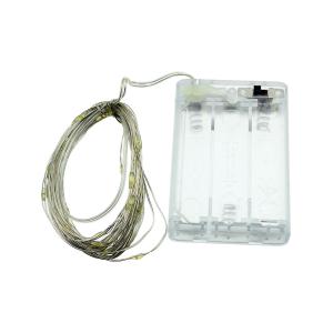 Гирлянда светодиодная "Роса", 3AA,10м 100LED-Fiolet