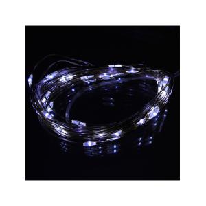 Гирлянда светодиодная "Роса", 3AA,10м 100LED-W