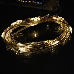 Гирлянда светодиодная "Роса", 3AA,10м 100LED-WW