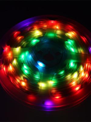 Гирлянда умная 100 свд, 10 метров, цвет RGB, пульт, Bluetooth