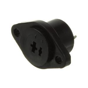 Гнездо акустики точка/тире установочное в корпус/на панель