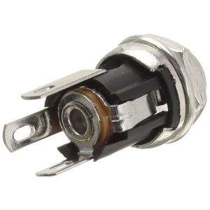 Гнездо питания 5.5*2.1мм DJK-04A на панель крепление на гайку