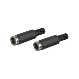 Гнездо питания 5.5*2.1*9мм (упаковка 2шт) L-KLS1-DCP-03-2.1A (DJK-00А) на кабель с амортизатором