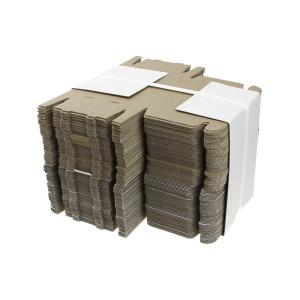 Гофрокороб 125x80x20 мм самосборный, упаковка 100шт.