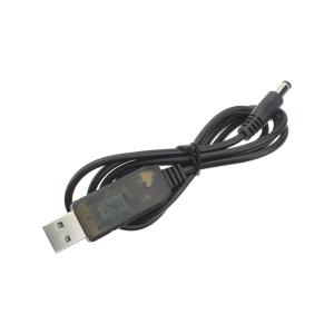 Кабель-адаптер USB 5 В до 12 В,штекер 5,5*2,1 1 метр