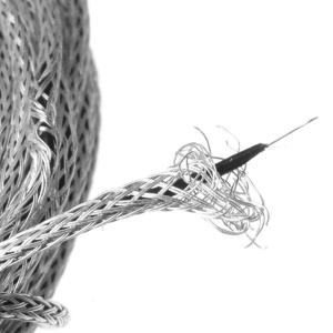 Кабель МСЭ-16-13-ОС 1*0.08мм.кв. (5 метра), 40-50% посеребренные экран и жила