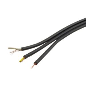 Кабель ШГЭС 3*0.08, черный плоский