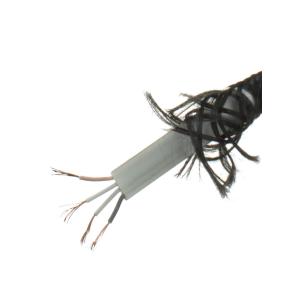 Кабель USB 4 жилы, плоский, оплетка ткань 2А, 3 метра