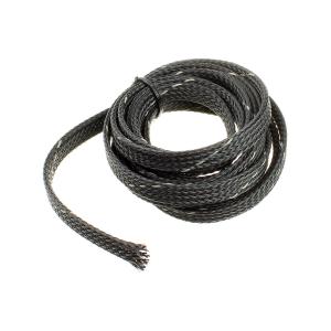 Кабельная оплетка змеиная кожа 6..12 мм (PET-6) - 2 метра черная
